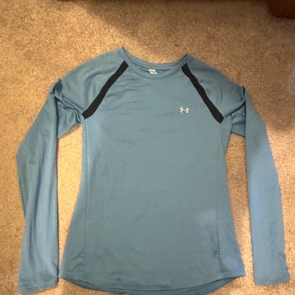 Under Armour Men's Teal Crewneck Sweater - Picture 2 of 4